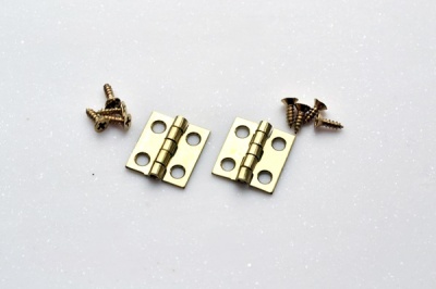 Brass Plated ¾'' Butt Hinge pack (2 hinges)